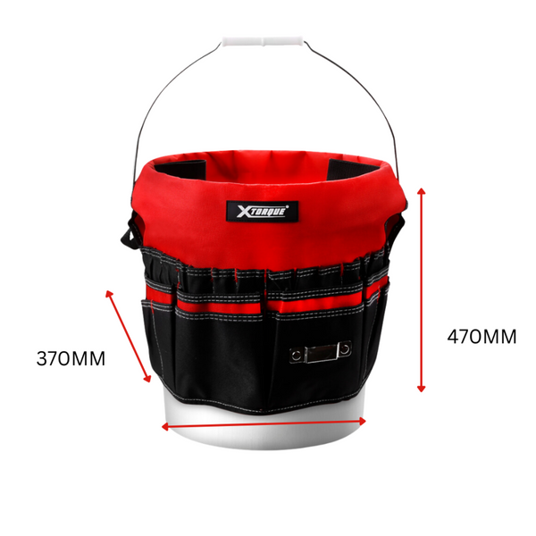 Bucket Organizer Tool Bag Xtorque Gallon Pocket Storage Pockets Tool P