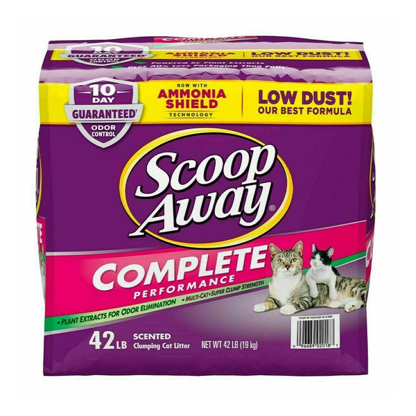 19kg Cat Litter Clumping Low Dust Ammonia shield tech / scoop away