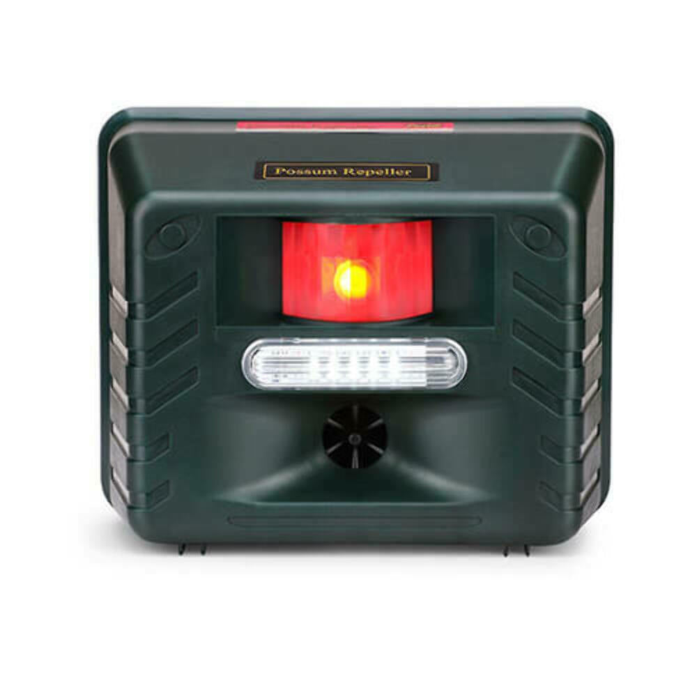 Chemical Free Pestill Possum Repeller w/ Ultrasonic Outdoor Garden Backyard Pest