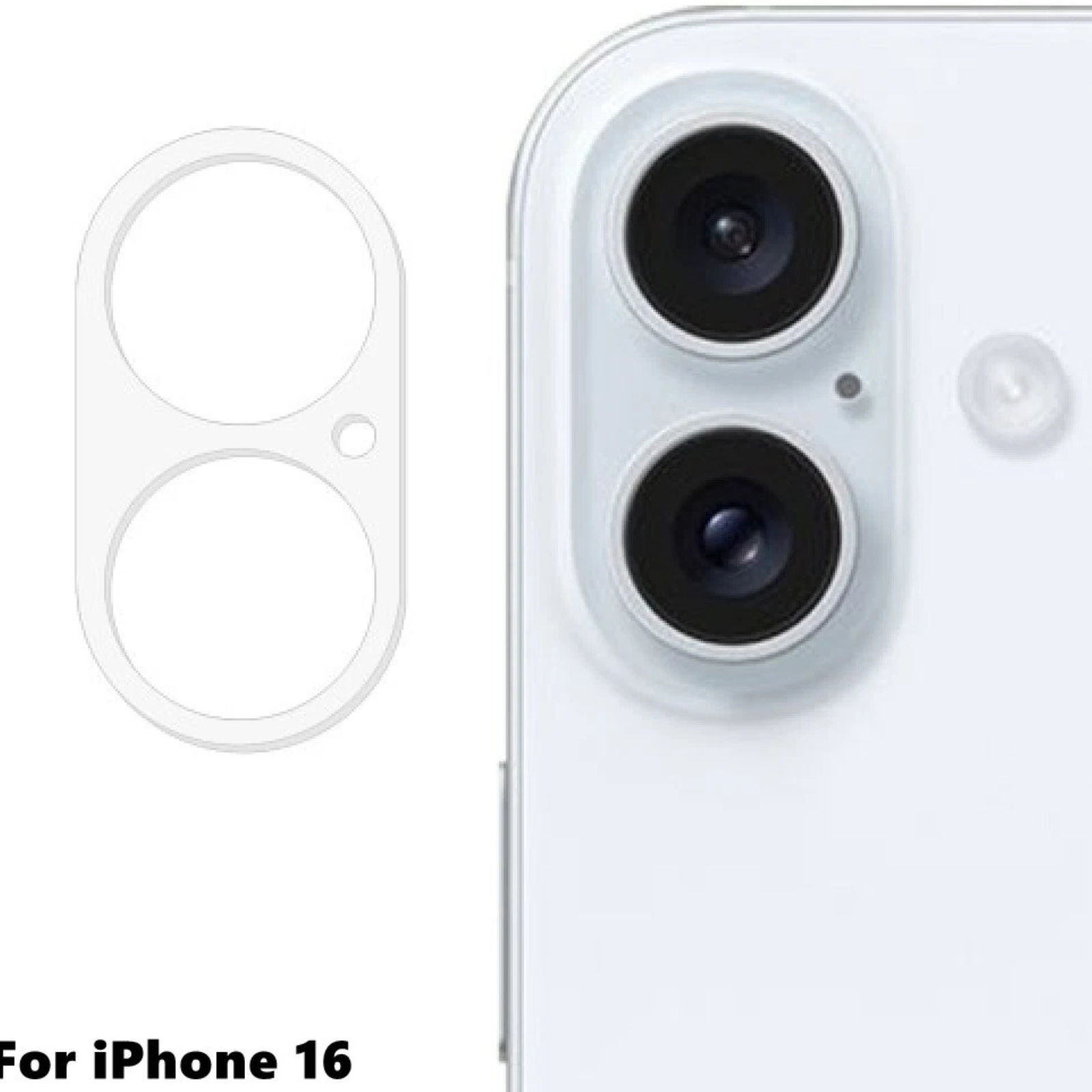 2X Back Camera Lens Tempered Glass Protector FR iPhone 17 16 15 14 13 12 Pro Max