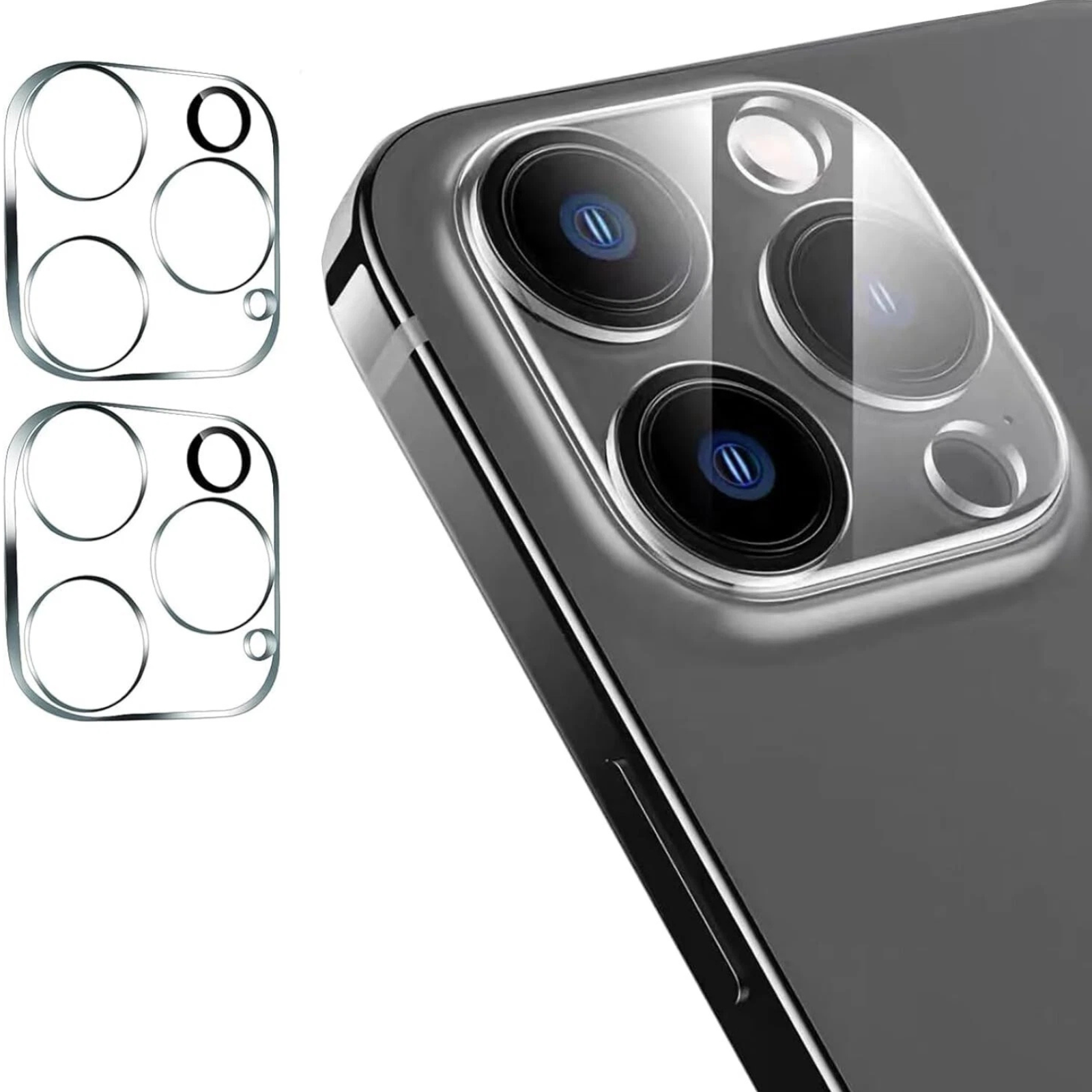 2X Back Camera Lens Tempered Glass Protector FR iPhone 17 16 15 14 13 12 Pro Max