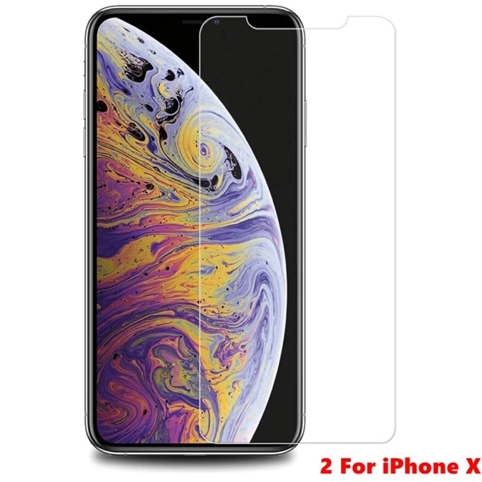 2xTempered Glass Screen Protector Fr iPhone 17 16 15 14 13 12 11 XR Pro Max Plus