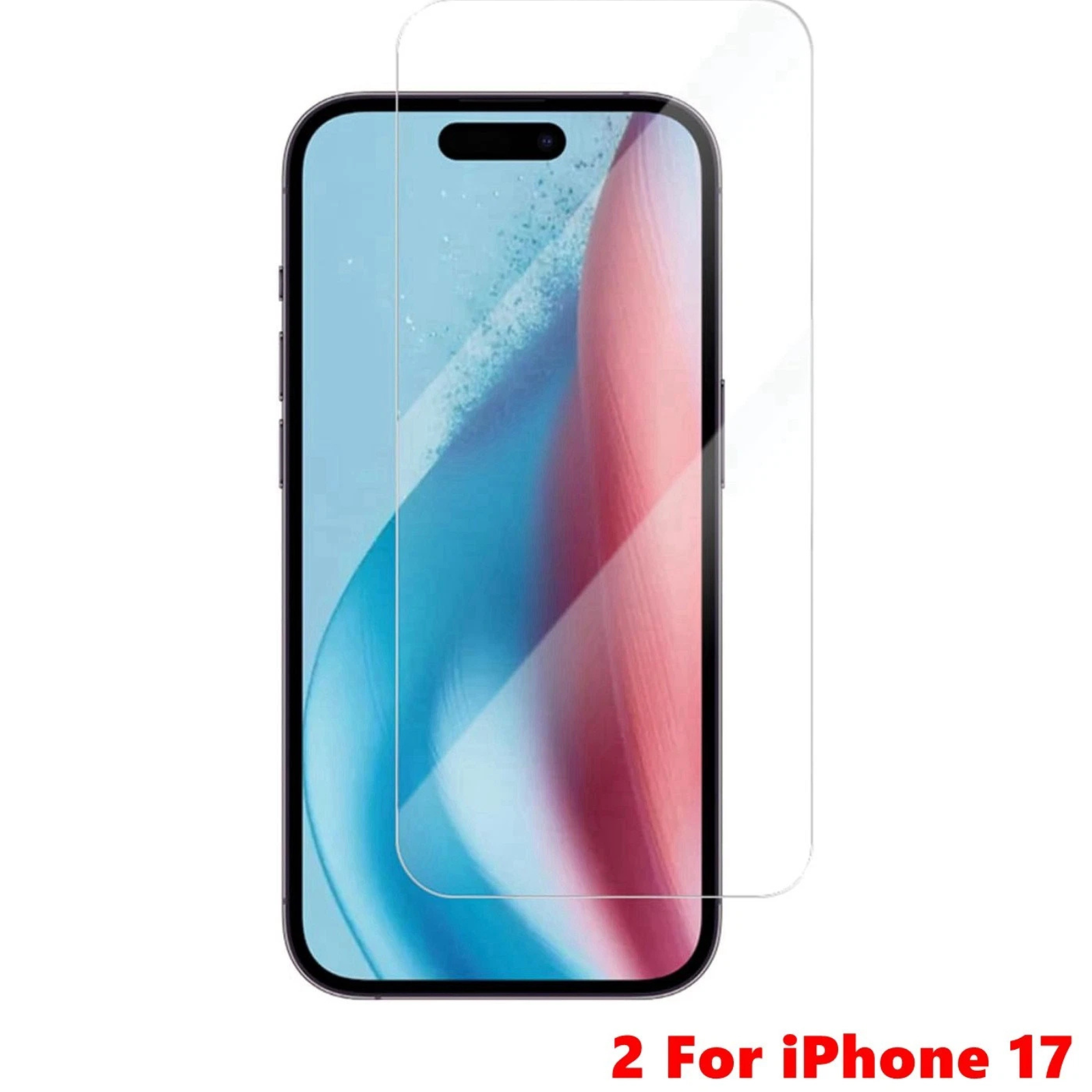 2xTempered Glass Screen Protector Fr iPhone 17 16 15 14 13 12 11 XR Pro Max Plus