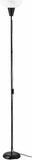 Ikea Tagarp Floor Uplighter Glass Black/White