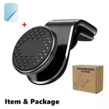 360 Rotation Magnetic Car Mount Air Vent Clip Phone Holder For iPhone Samsung
