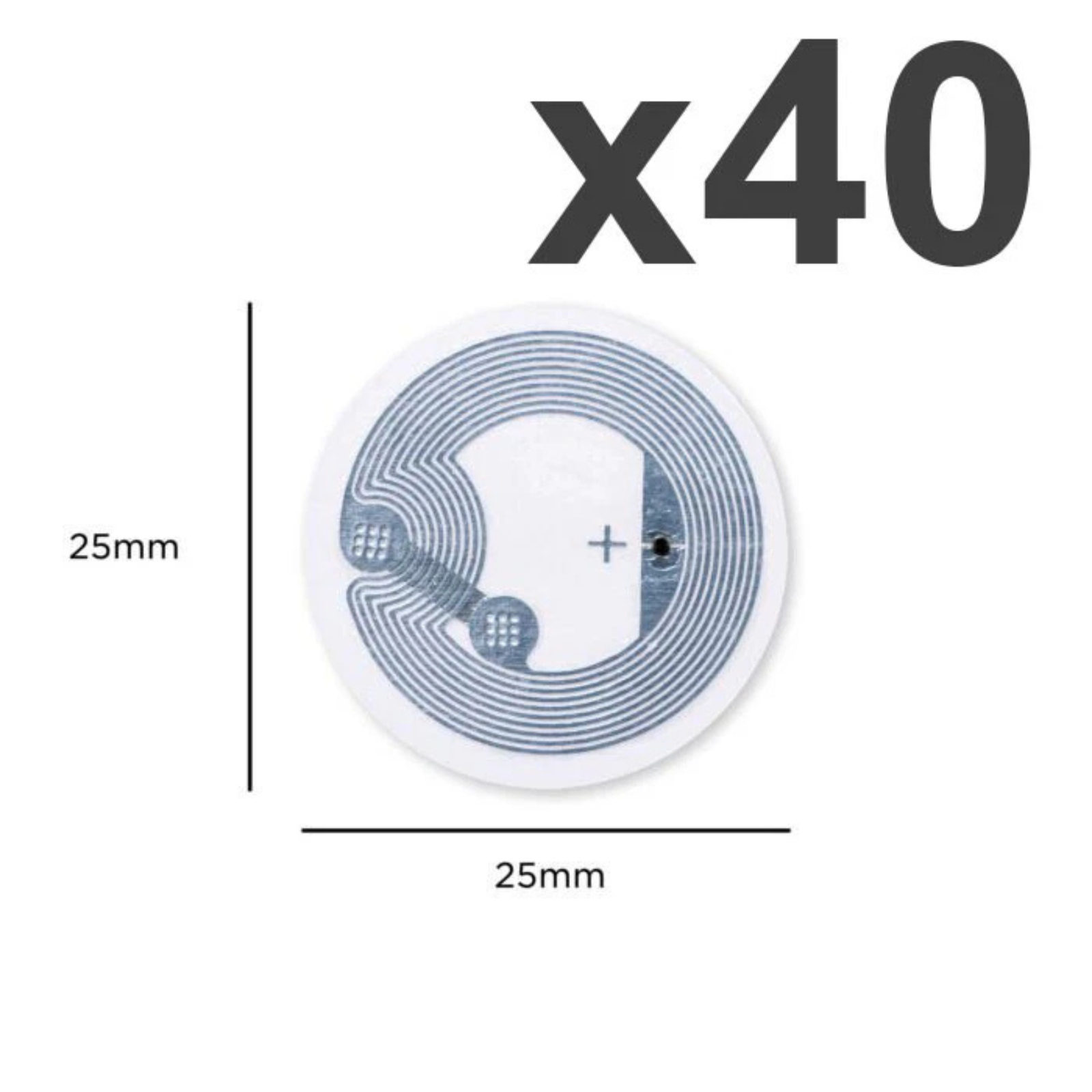 5-40PCS NFC TAG Sticker NTAG 213 Universal Label RFID Tag For Android NFC Phones
