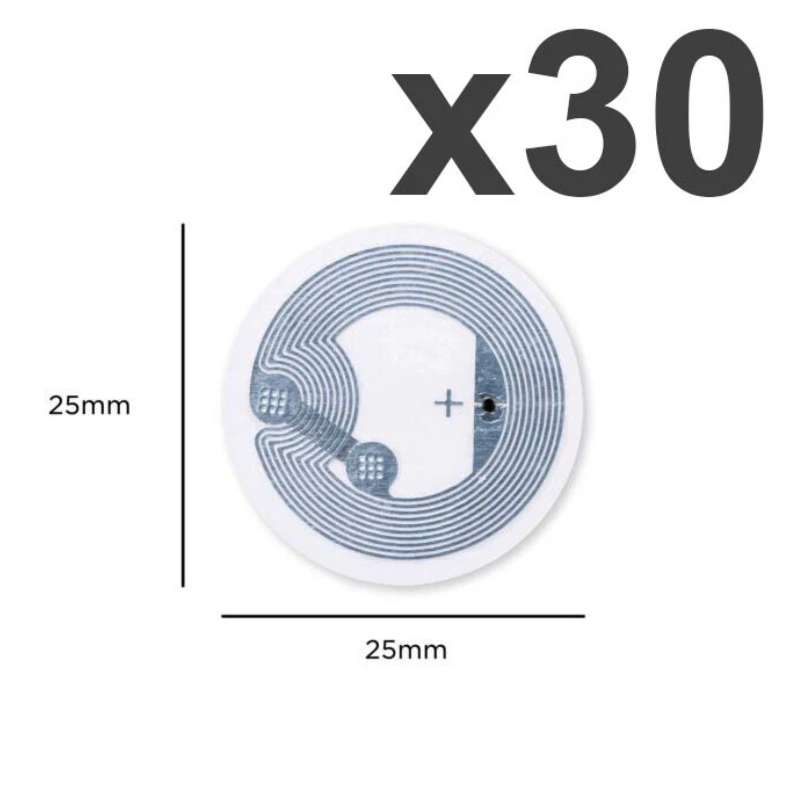 5-40PCS NFC TAG Sticker NTAG 213 Universal Label RFID Tag For Android NFC Phones