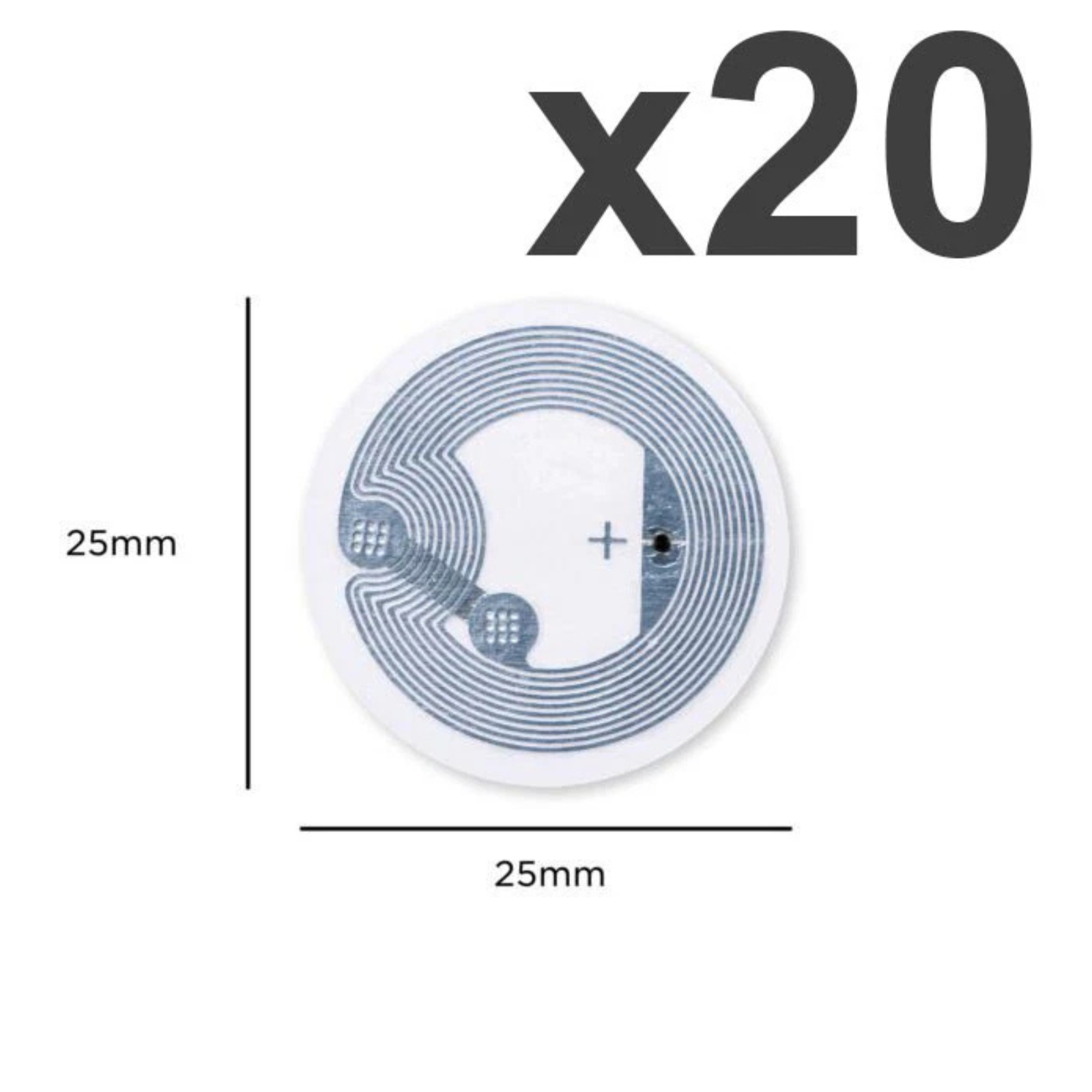 5-40PCS NFC TAG Sticker NTAG 213 Universal Label RFID Tag For Android NFC Phones
