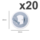 5-40PCS NFC TAG Sticker NTAG 213 Universal Label RFID Tag For Android NFC Phones