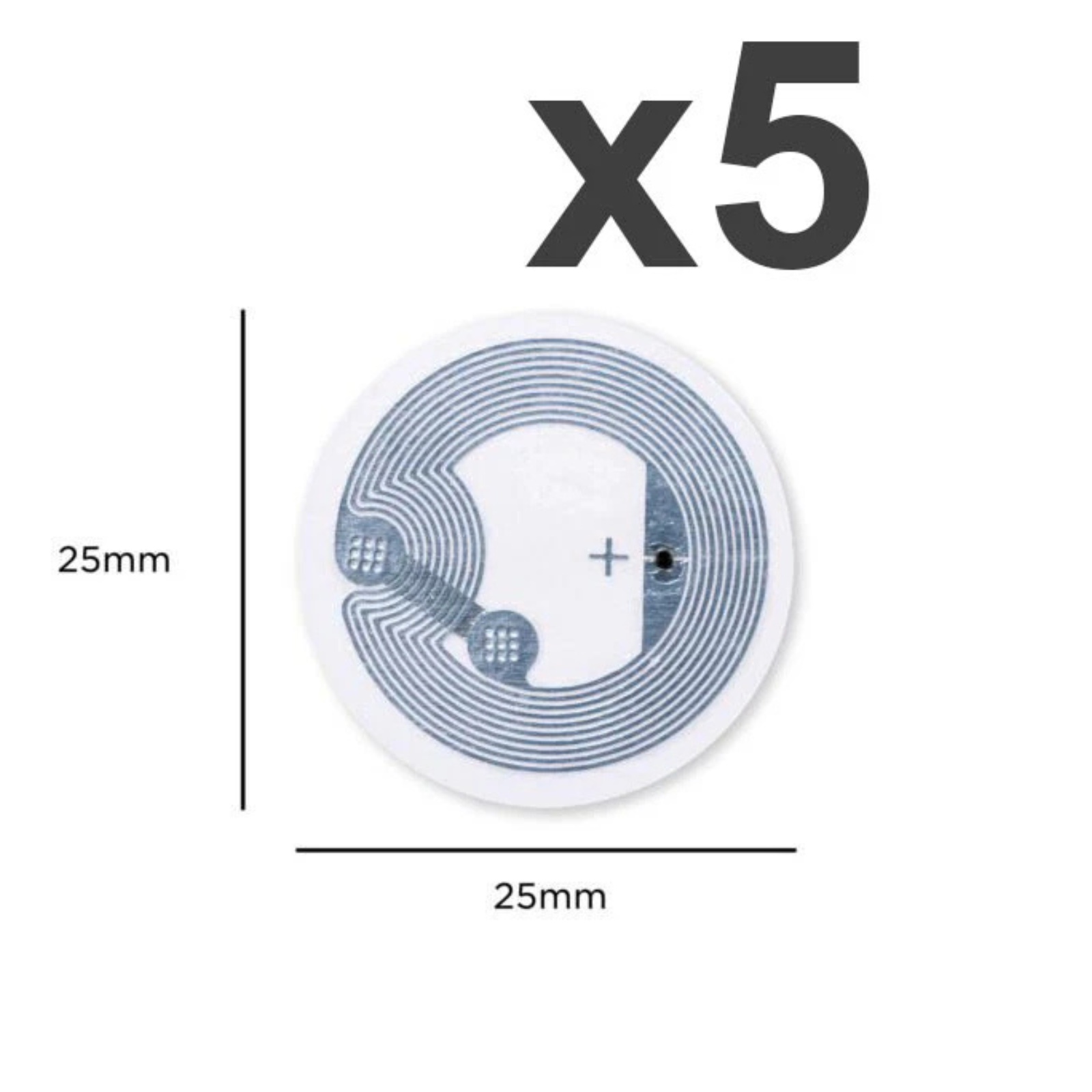 5-40PCS NFC TAG Sticker NTAG 213 Universal Label RFID Tag For Android NFC Phones