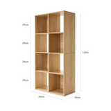8 Cube Storage Shelf Display Cabinet Cupboard Bookshelf Unit Toy Book Organizer.