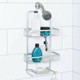 Aluminum Shower Caddy Hanging 3 Tiers Shelf Storage Bathroom Rack Never Rust