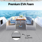 Seamanship EVA Foam Boat Flooring Mat Decking Sheet 240x90x0.6cm Light Grey