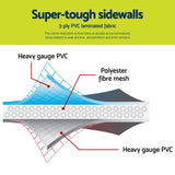 Bestway Swimming Pool 412x201x122cm Steel Frame Pool Set w/Pump Ladder