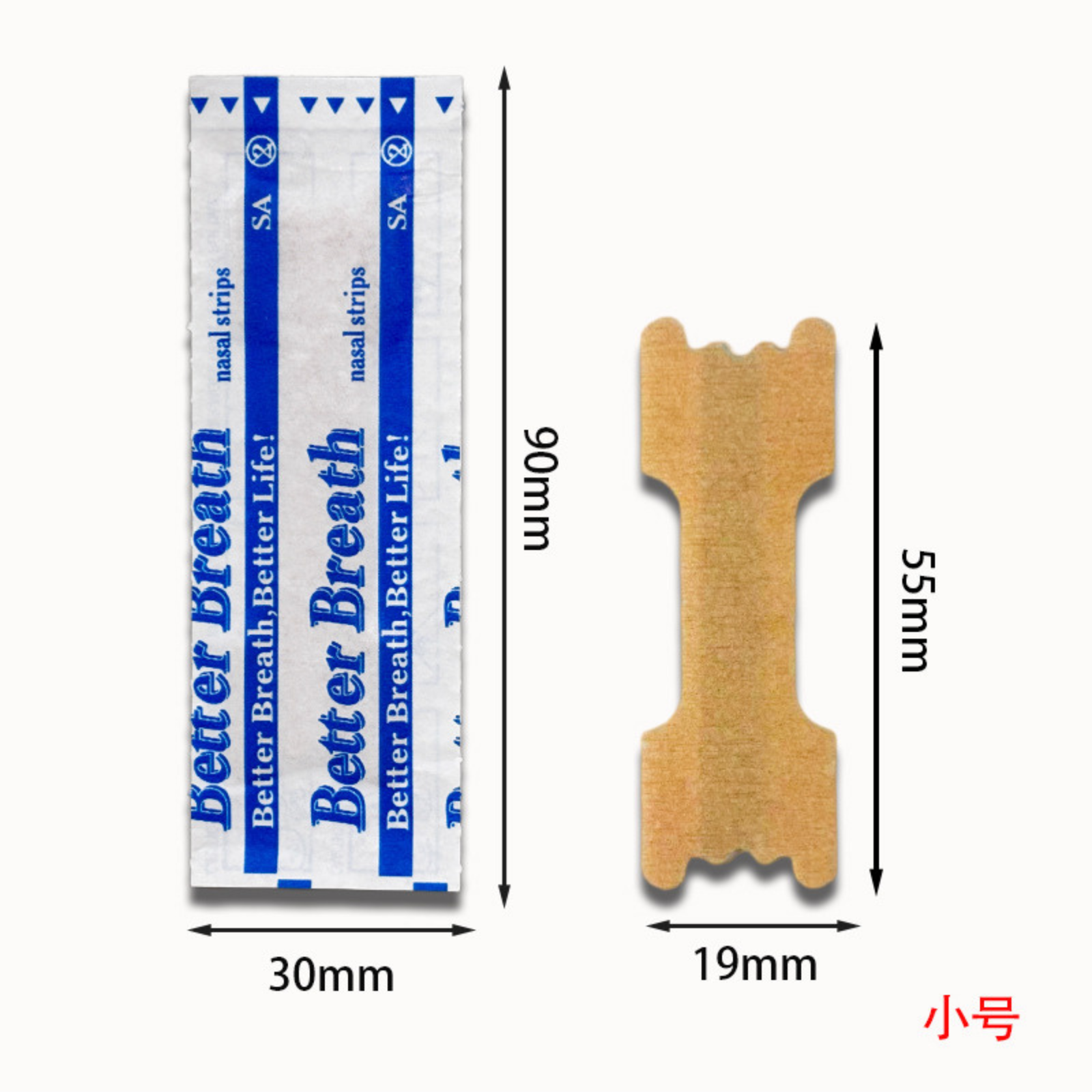 Better Breath Nasal Strips Medium & Large Size Anti Snore