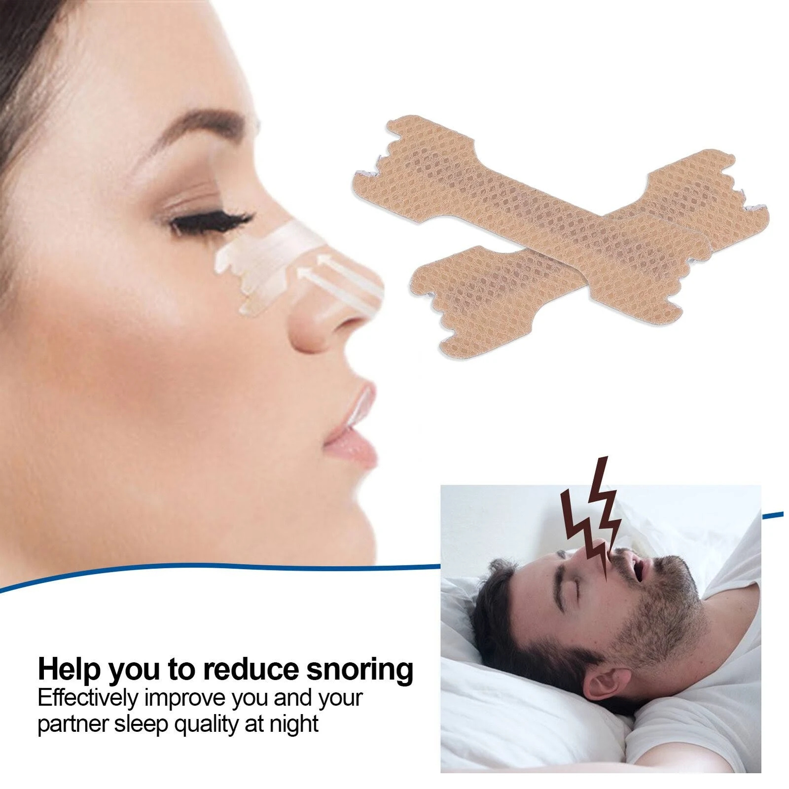 Better Breath Nasal Strips 200 Large Size Anti Snore