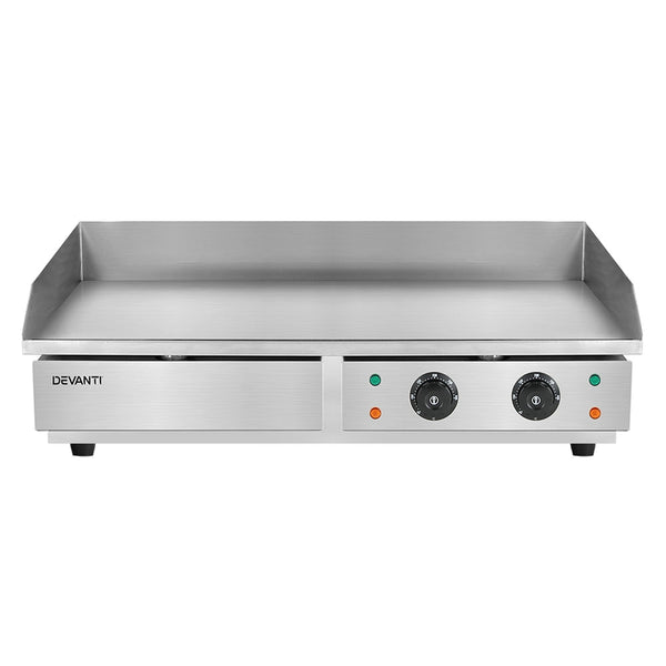 Devanti Commercial Electric Griddle 73cm BBQ Grill Plate 4400W ...