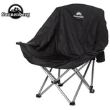 Foldable Moon Camping Chair Outdoor Hiking Fishing Picnic Travel Folding Seat.