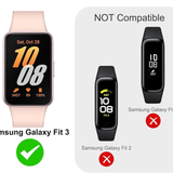 For Samsung Galaxy Fit 3 Screen Protector Soft TPU Full Case Cover