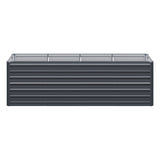 Green Fingers Garden Bed 240x80x77cm Planter Box Raised Container Galvanised Herb