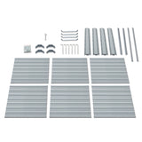 Green Fingers Garden Bed 320x80x77cm Planter Box Raised Container Galvanised Herb