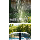 Gardeon Solar Pond Pump Water Kit Pool Fountain Pumps with Battery Submersible.