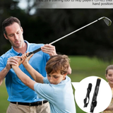 Golf Trainer Grip Aid Attachment for Golf Club Swing Training Practice in Box