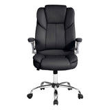 Artiss Executive Office Chair Leather Tilt Black