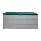 Outdoor Storage Box Bench Seat Storage Firewood Storage Toy Tool Shed Wheels 290