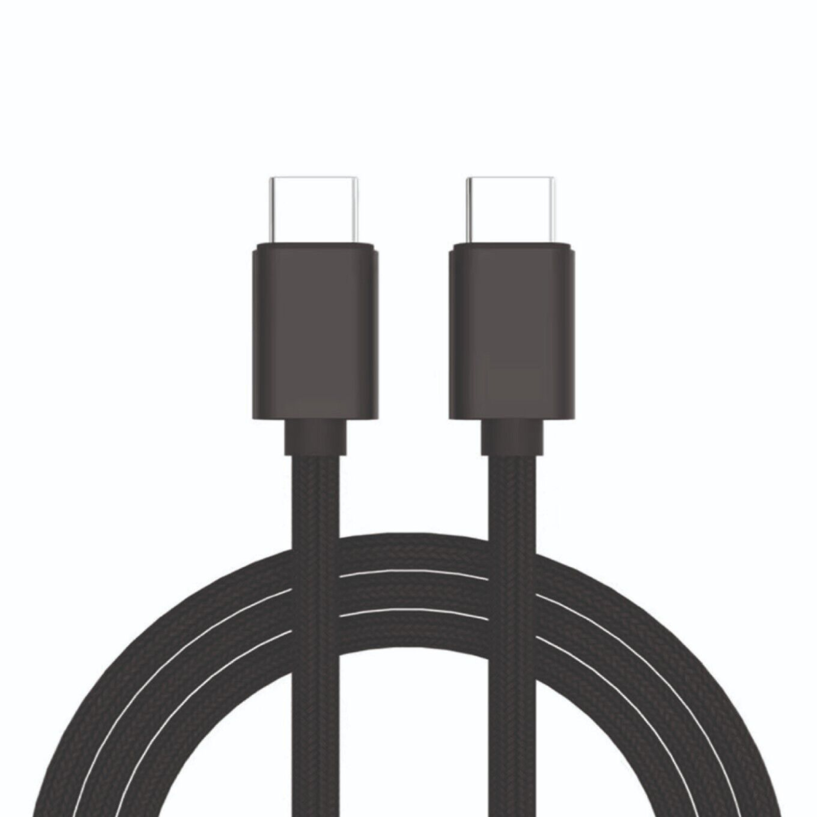 PD 60W Dual USB Type C to USB-C Charging Cable Nylon Data Cord Fast Charger.