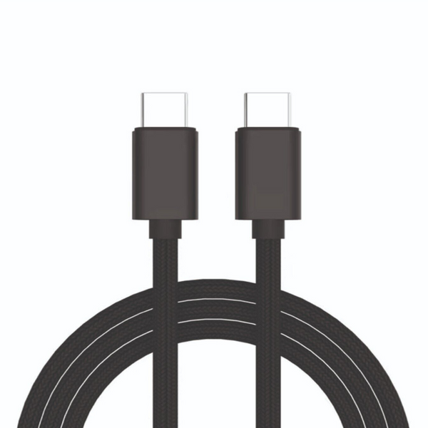 PD 60W Dual USB Type C to USB-C Charging Cable Nylon Data Cord Fast Ch ...