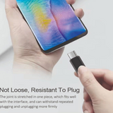 PD 60W Dual USB Type C to USB-C Charging Cable Nylon Data Cord Fast Charger.