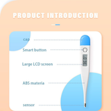 Personal LCD Medical Body Thermometer Adult Child Baby Oral Rectal Digital CE