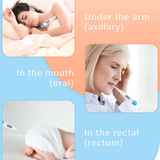 Personal LCD Medical Body Thermometer Adult Child Baby Oral Rectal Digital CE