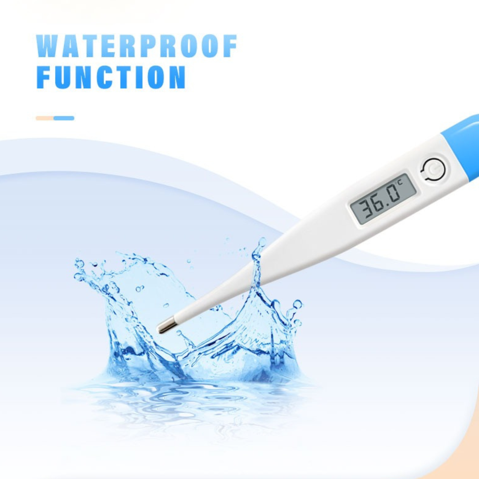 Personal LCD Medical Body Thermometer Adult Child Baby Oral Rectal Digital CE