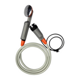 Rechargeable Portable Camping Shower Pet Washing 180cm Hose Mountable or Suction