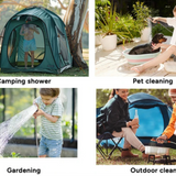 Rechargeable Portable Camping Shower Pet Washing 180cm Hose Mountable or Suction
