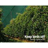 Instahut 30% Shade Cloth 3.66x30m Shadecloth Wide Heavy Duty Green