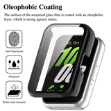 Samsung Galaxy Fit 3 Smart Watch Screen Protector Tempered Glass Full Case Cover