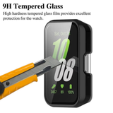 Samsung Galaxy Fit 3 Smart Watch Screen Protector Tempered Glass Full Case Cover