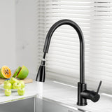 Cefito Pull Out Kitchen Tap Mixer Basin Taps Faucet Vanity Sink Swivel Brass WEL