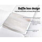 Giselle Bedding 5cm Bamboo Pillowtop Mattress Topper 1000GSM Mattress Pad for Back Pain Relief Washable Breathable Protector with 45cm Deep Pocket King