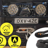 LED Light Bar Work Driving Spot Lights 4WD Wiring Harness Kit Set Waterproof AU.