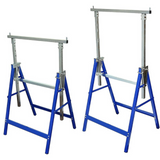 2 Scaffolding Trestles Building Handyman Works Scaffold Saw Horse Bench 150KG AU.