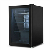 Devanti Wine Cooler 28 Bottle Thermoelectric Chiller Storage Fridge Cellar Black