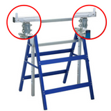 2 Scaffolding Trestles Building Handyman Works Scaffold Saw Horse Bench 150KG AU.