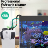 Aquarium External Canister Filter Aqua Fish Tank UV Light with Media Kit 2400L/H.