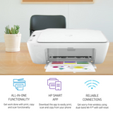 HP DeskJet All-in-One Wireless Multi Function Home Office Printer Scan Copy.