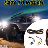 LED Light Bar Work Driving Spot Lights 4WD Wiring Harness Kit Set Waterproof AU.