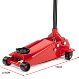 Heavy Duty 2000kg Lifting Carrying Trolley Jack Hydraulic Service Red New.